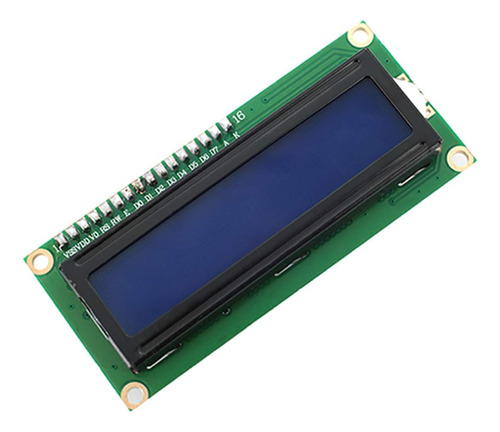 2 Piezas Display Lcd 16×2 Fondo Azu Con I2c
