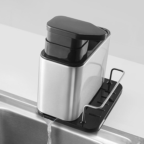 Dispensador De Jabón, Dispensador De Esponja Y Soporte Para