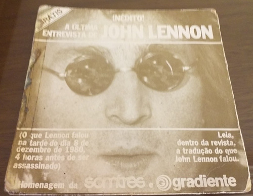 John Lennon Última Entrevista Simple Brasil 1981 Beatles 