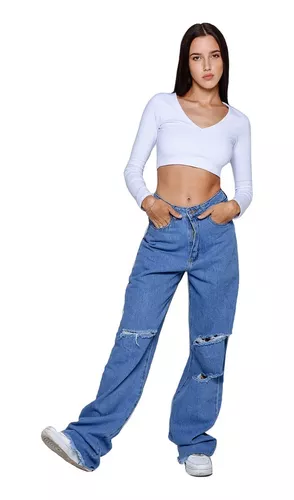 Jeans Mujer Rotos - MercadoLibre.com.ar