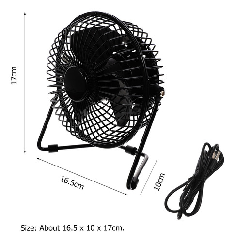 Mini Reloj Led Usb De Escritorio Con Ventilador De Refrigera