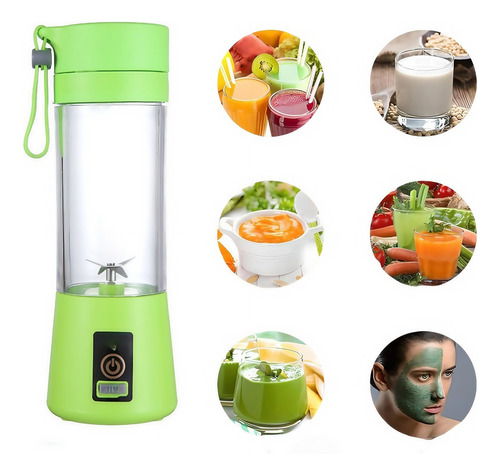 Mini Licuadora De Frutas Portátil, Carga Usb, Exprimidor
