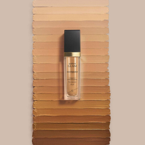 Base Líquida Glam Skin Perfection Cor 00 30ml Tom Claro