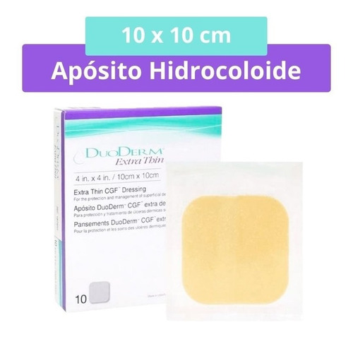 Duoderm Extra Thin Escara Convatec 10x10cm Caja X10  