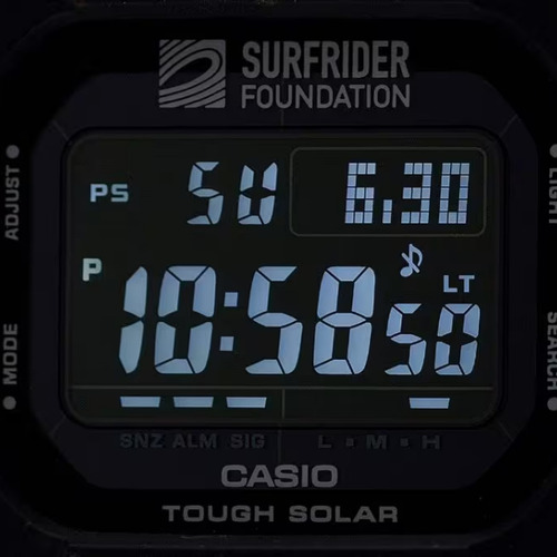 Reloj Casio G-shock G-5600srf-1 Para Hombre E-watch Correa Negro Bisel Negro Fondo Negro