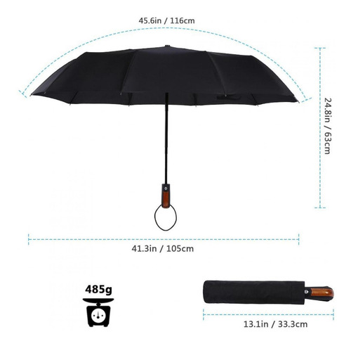 Paraguas De Lluvia, Paraguas Plegable Automático, Automático