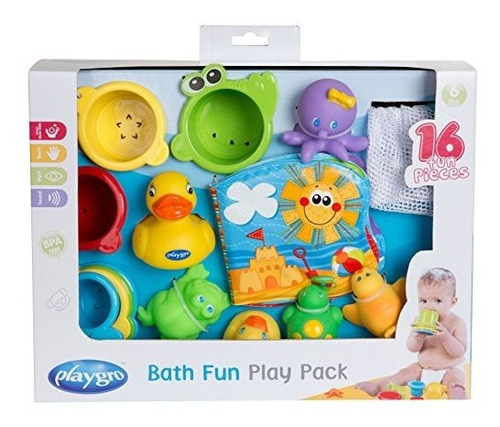 Playgro Paquete De Regalo Bath Juguete Fun Mes