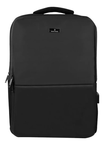 Mochila Tipo Maleta Para Laptop Antiderrames Neblum Perfect Choice Color Negro Diseño De La Tela Lisa