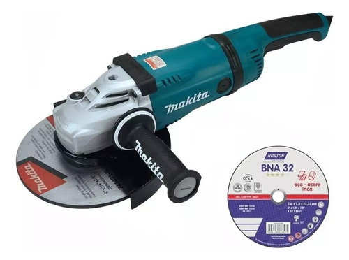 Amoladora Makita 9'' 230mm 2200w Ga9020 Industrial + Regalos