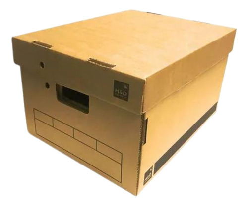 Caja Archivo Carton M&d 42x32x25 Reforzada Americana X 10 