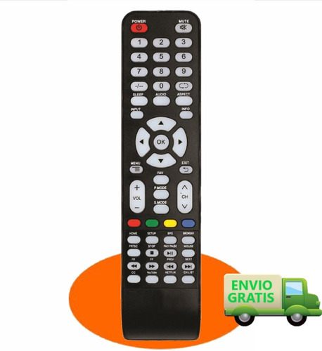 Control Para Vios Smart Tv Vi-92464 + Pilas + Envio