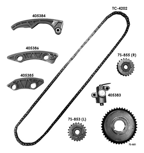 Kit De Distribucion Chevrole Cavalier 2.2 L4 Vin-f 2002-2002