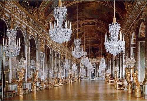 Espejo De Palacio De Versalles De 10 X 7 Pies, Fondo De Gale