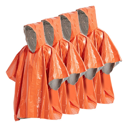 Poncho De Lluvia Poncho Camping Gear, Manta De Supervivencia