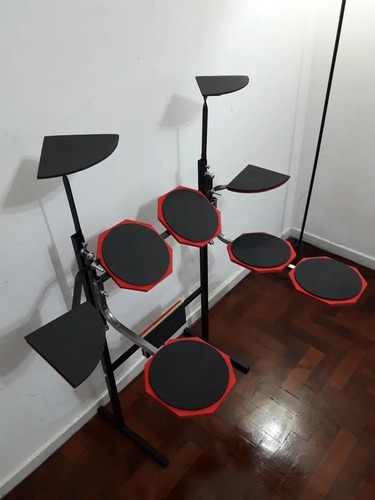 Imagen 4 de 7 de Batería Muda D Practica Silenciosa Demon 10 Pads Fabricantes