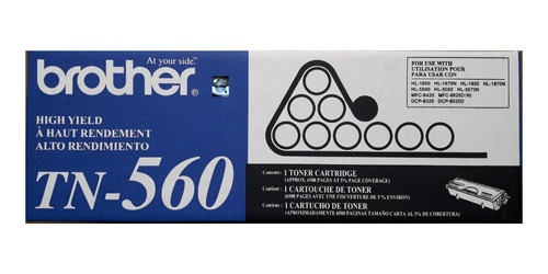 Toner Brother Tn560 Original Hl-1650 1670 1850 1870 5040 Etc