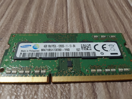 Memoria Ram Color Verde 4gb 1 Samsung M471b5173eb0-yk0