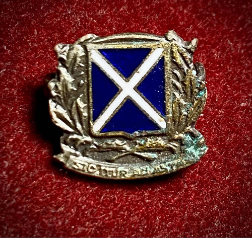 Antiguo Pin Prendedor Escocia Bandera