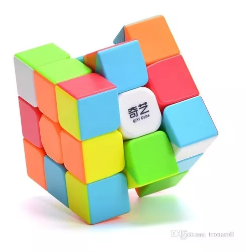 Cubo Mágico Profissional 2x2 + 3x3 Qiyi Stickerless + Bases