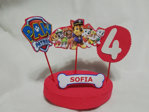 Centro De Mesa - Paw Patrol