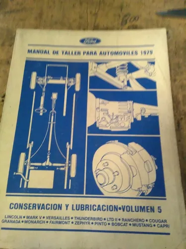 Manual De Taller Para Automoviles Ford Año 1979