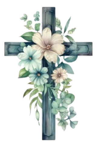 Imágenes Digitales Cruces Con Flores Bautismo Comunion 71915