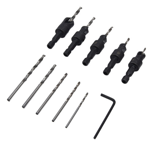 Kit De Herramientas Para Taladrar Chaflanes, Juego De Brocas