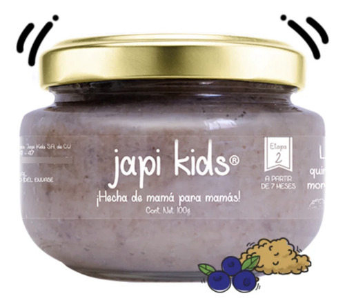 Japi Kids Lilyvanilly (quínoa, Plátano, Mora Azul, Vainilla)