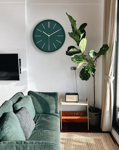 Reloj De Pared Moderno, Reloj De Pared 3d Redondo Brillante