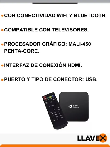 Tv Box Oryx 4k Ultra Hd 8gb 128gb