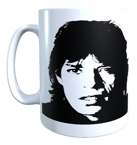 Taza Mick Jagger, Rolling Stones, Tazon Alta Calidad, Rock