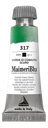 Aquarela Maimeri Blu Tubo Gr.4 317 Cobalt Green Deep 12ml