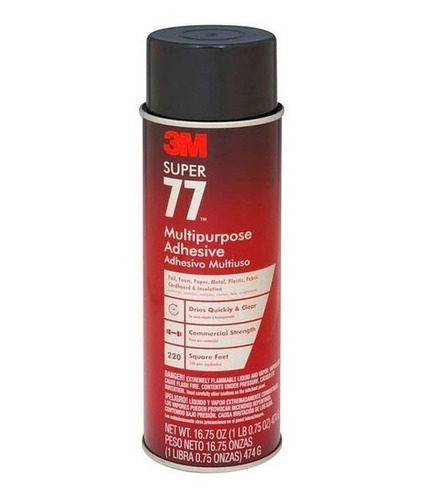 Adhesivo En Aerosol Super 77 (474 G) 3m