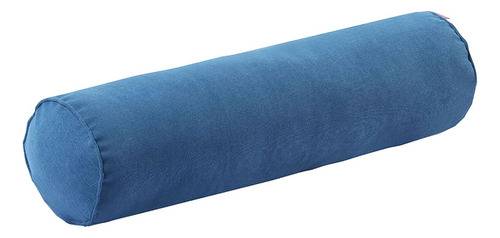 Cuello Bolster Almohada Rollo Cilindro Almohadas Suave Azul