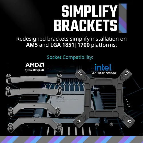 Cooler Master 360 Atmos - Enfriador Líquido Aio Para R9|i9,