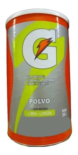 Polvo Para Hacer Gatorade Rehidratante Rinde 34lts 2.38kg