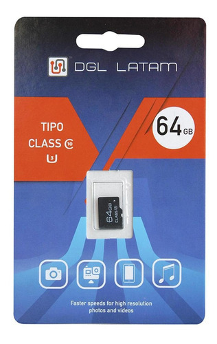 Memoria Micro Sd 64gb Negro