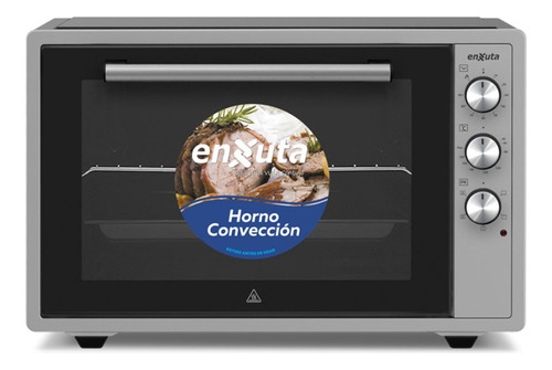 Horno De Mesa Eléctrico Enxuta Henx2370 70l Plateado 220v