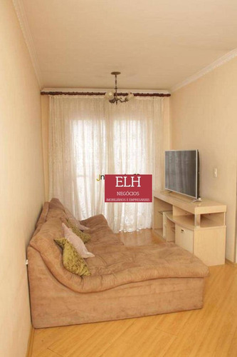 Imagem 3 de 27 de Apartamento Com Sacada, Vista Para Campo De Golf 2 Dormitórios À Venda, 58 M² Por R$ 392.000 - Jardim Marajoara - São Paulo/sp - Ap0046