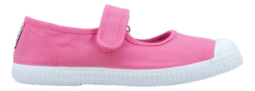 Zapato Para Niña Cienta Lona Puntera Velcro Casual Y Comodo