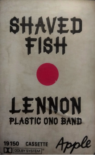 Beatles John Lennon Cassette Shaved Fish (arg.) 