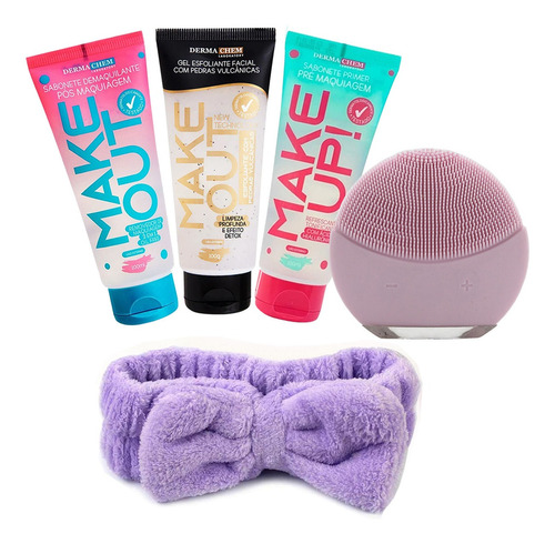 Imagem 1 de 5 de Sabonetes Pré E Pós Make Gel Esfoliante E Esponja Elétrica