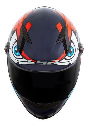 Imagem 4 de 8 de Capacete Ff358 Tribal Laranja Ls2 | Abs Peso ± 1.400g