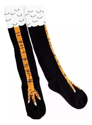 Calcetines Animal Medias Patas De Pollo Sexys Divertidas Negro Patas De Pollo Unica