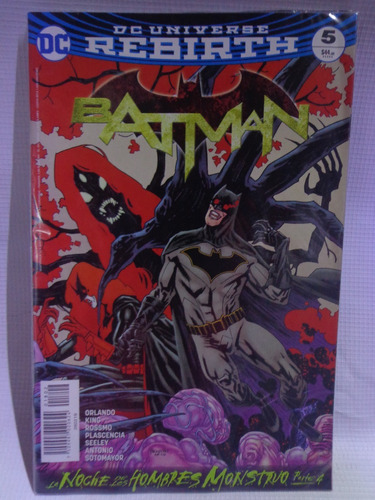 Batman Rebirth Vol.5 Dc Comic´s Televisa 2018