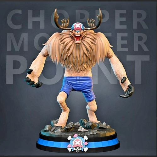 One Piece Chopper Monster Xhun Archivo Stl Para Impresión 3d