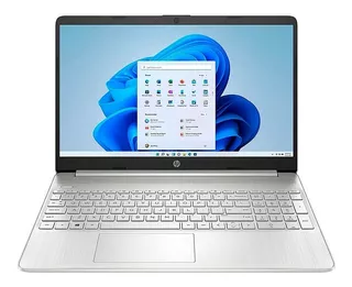 Laptop HP 15-EF2025NR gris plata 15.6", AMD Ryzen 7 5700U 8GB de RAM 256GB SSD 1366x768px Windows 11
