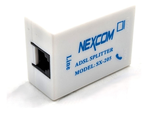 Filtro Adsl Splitter Telefonia Internet Modem Aba Punto Rj11