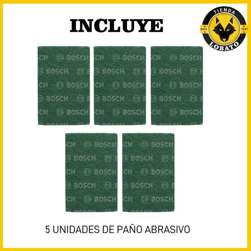 Paño X5 Abrasivo Acabado Brillante Xs Bosch 2608608214