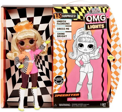 Lol Surprise Omg Lights Speedster Fashion Loira 15 Surpresas